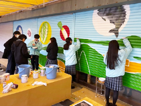 美術部の活動写真