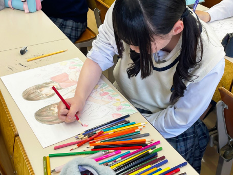 美術部の活動写真