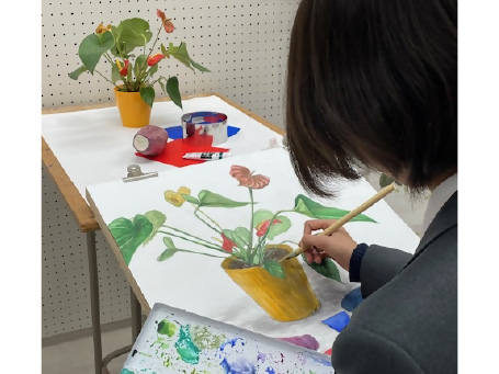 美術部の活動写真