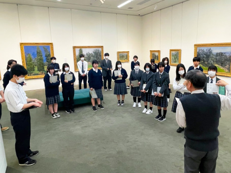 美術部の活動写真