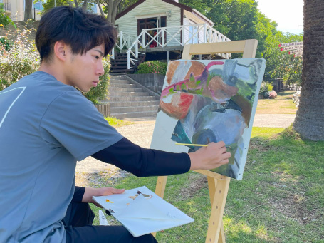 美術部の活動写真