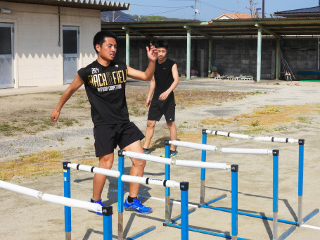 陸上競技部の活動写真