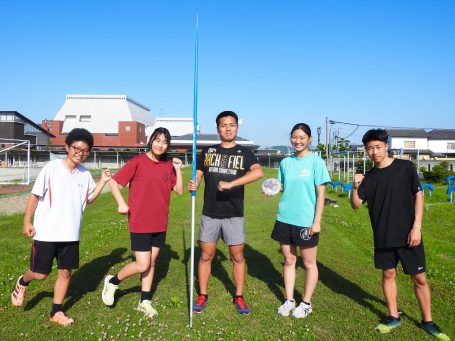 陸上競技部の活動写真
