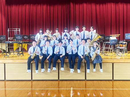吹奏楽部の活動写真