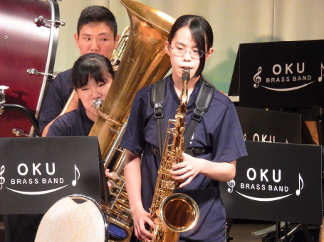 吹奏楽部の活動写真
