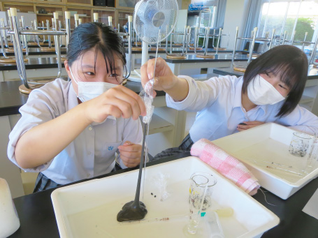 科学同好会の活動写真