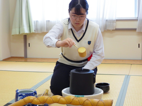 茶華道部の活動写真