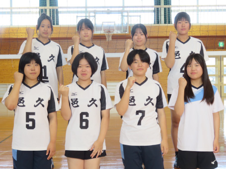 女子バレーボール部の活動写真