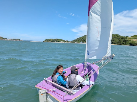 ヨット部の活動写真