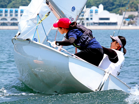 ヨット部の活動写真
