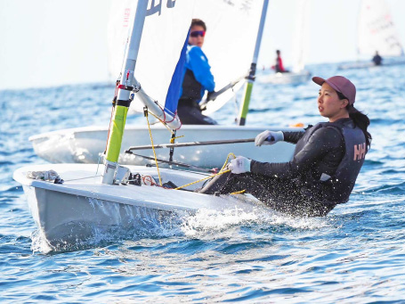 ヨット部の活動写真